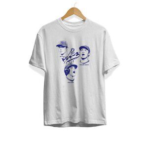 Blue Baseball-Inspired Graphic T-Shirt | Made in Japan Style Unisex Tee